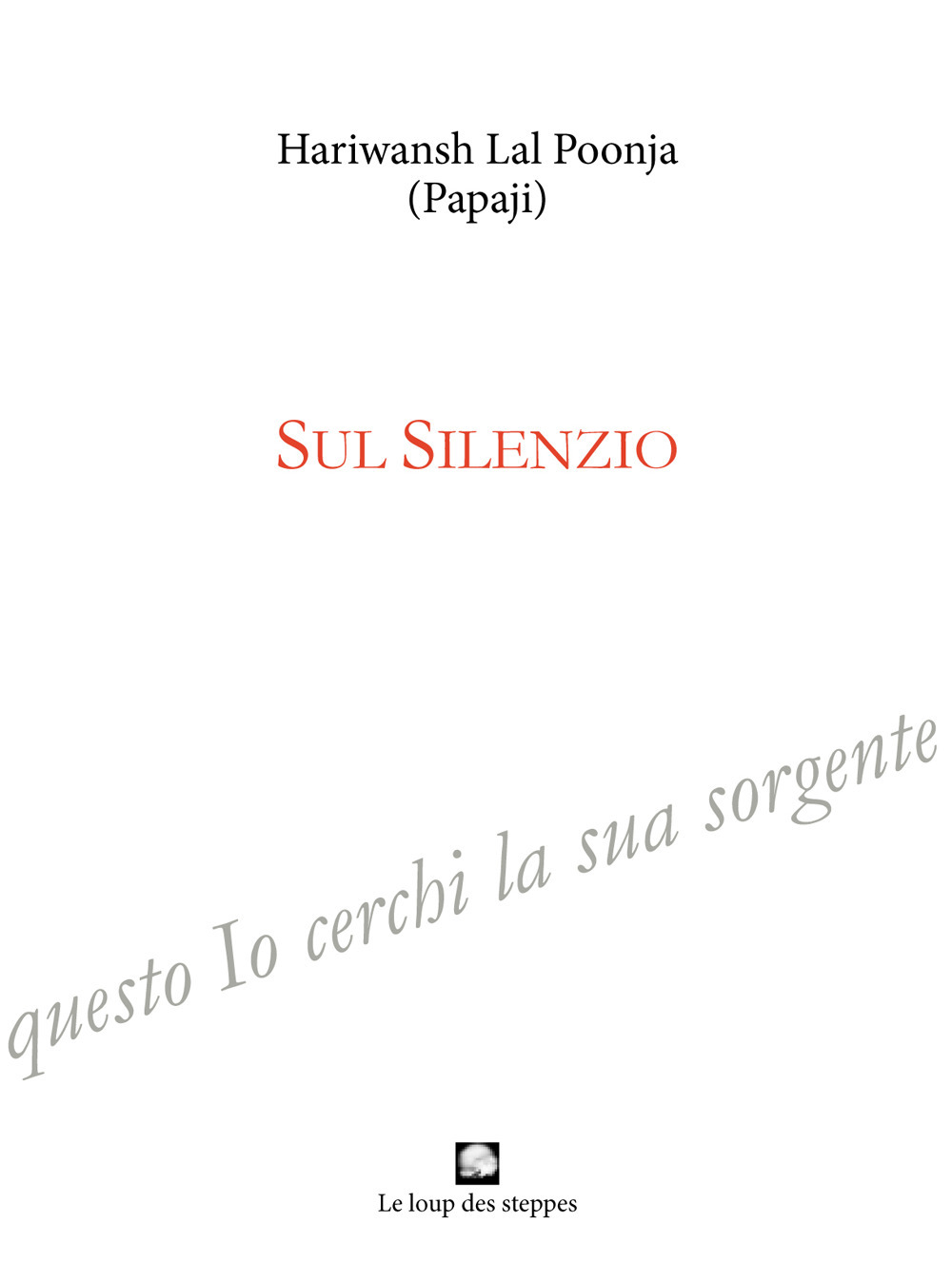 Sul silenzio