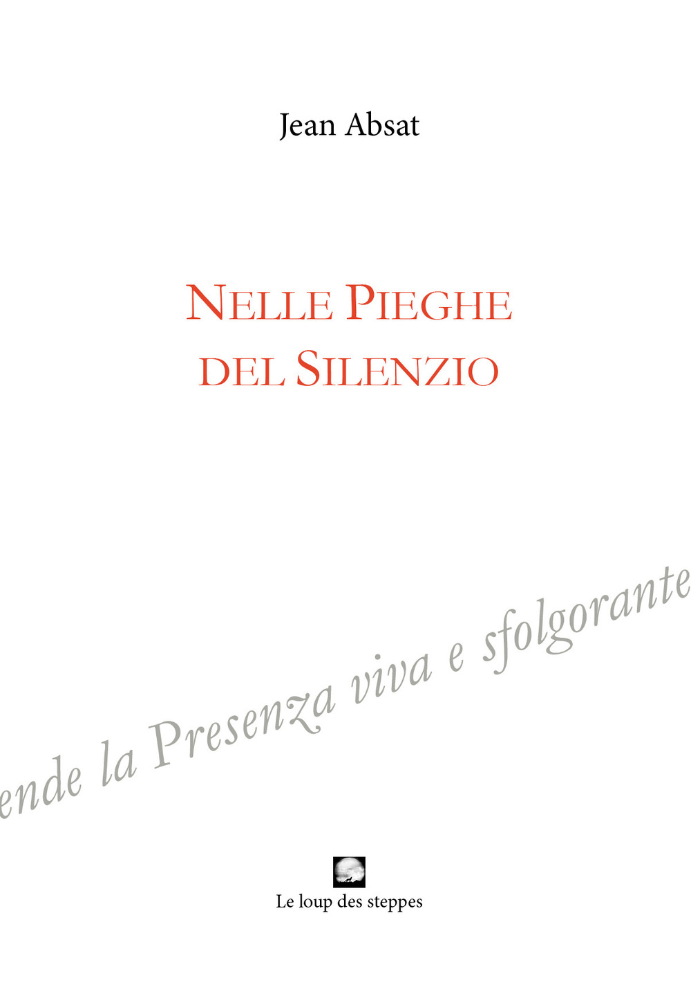 Nelle pieghe del silenzio