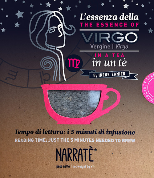 L'essenza della Vergine in un tè-The essence of the Virgo in a tea. Tempo di lettura: i 5 minuti di infusione. Ediz. bilingue. Con tea bag