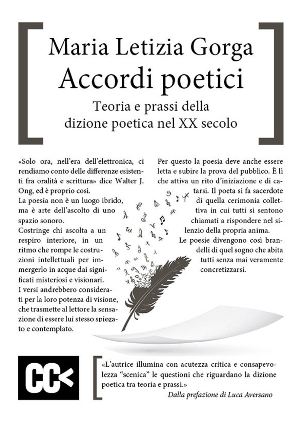 Accordi poetici. Teoria e prassi della dizione poetica nel XX secolo