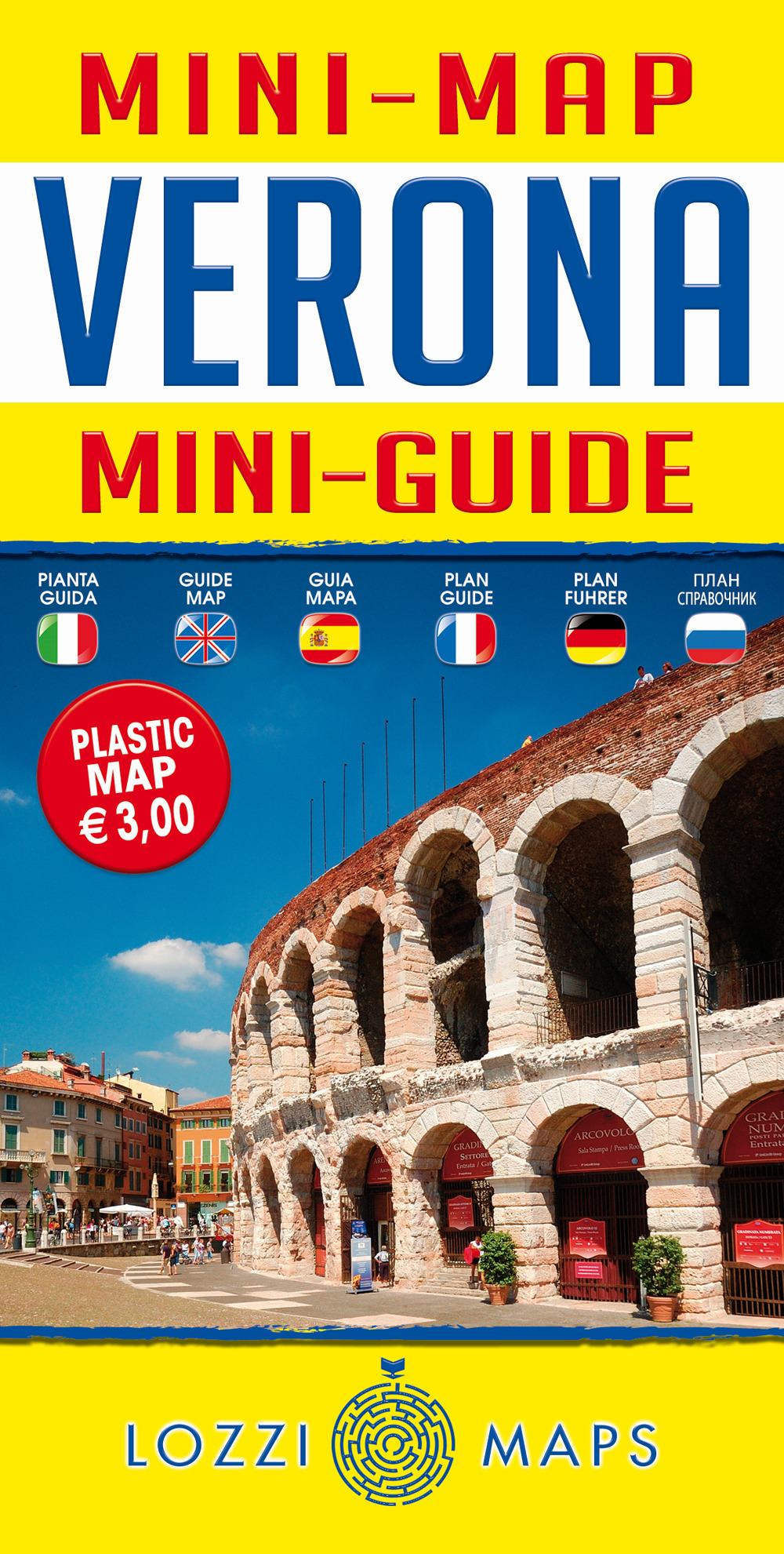 Verona min-map. Ediz. multilingue