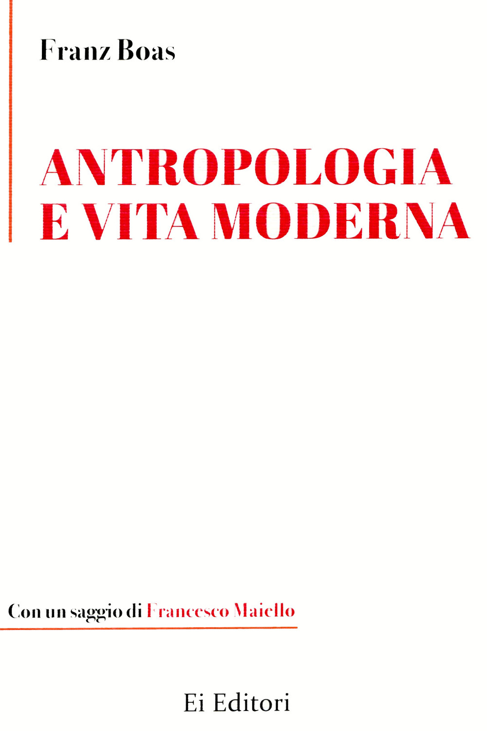 Antropologia e vita moderna