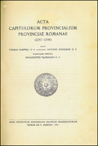 Acta Capitolorum Provincialium Provinciae Romanae