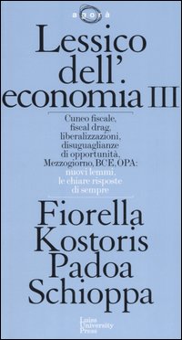 Lessico dell'economia. Vol. 3