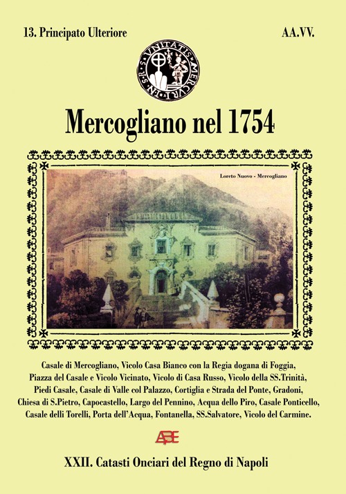 Mercogliano nel 1754. Vol. 13: Principato Ultra Avellino