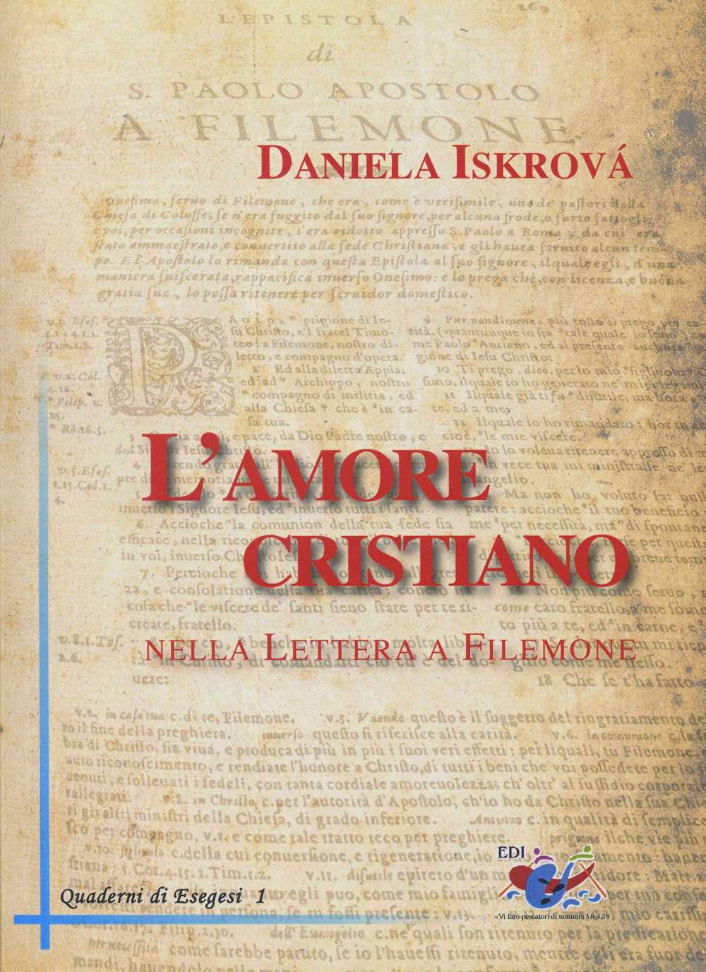 L'amore cristiano nella Lettera a Filemone