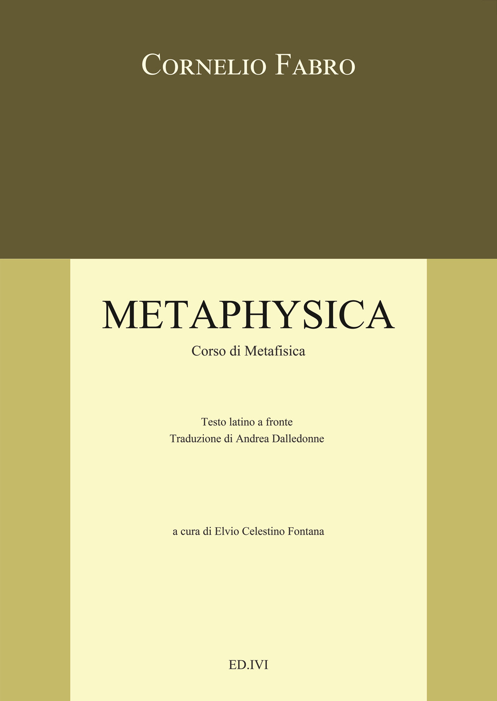 Metaphysica. Corso di metafisica