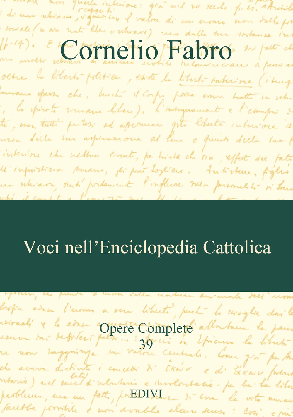 Voci nell'Enciclopedia Cattolica