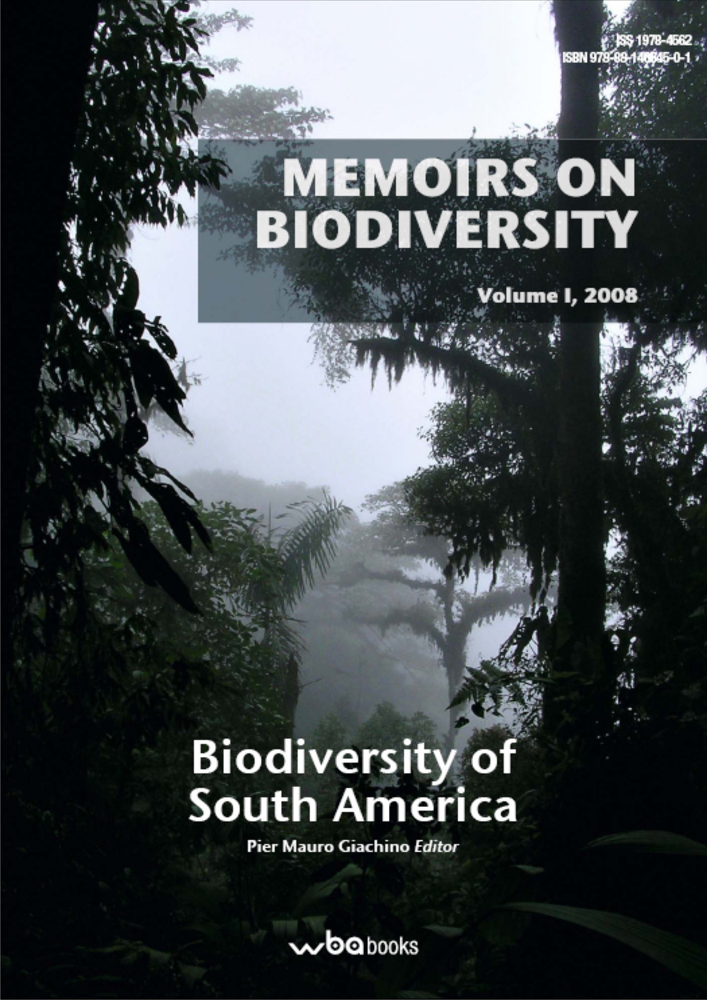 Biodiversity of South America. Vol. 1