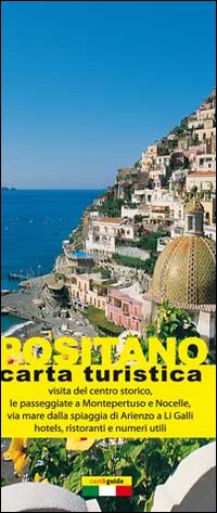 Positano. Mappa turistica di Positano