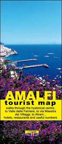 Amalfi. Tourist map of Amalfi and Atrani