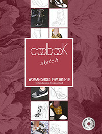 Woman shoes F/W 2018-19. Coolbook sketch. Ediz. italiana e inglese. Con CD-ROM