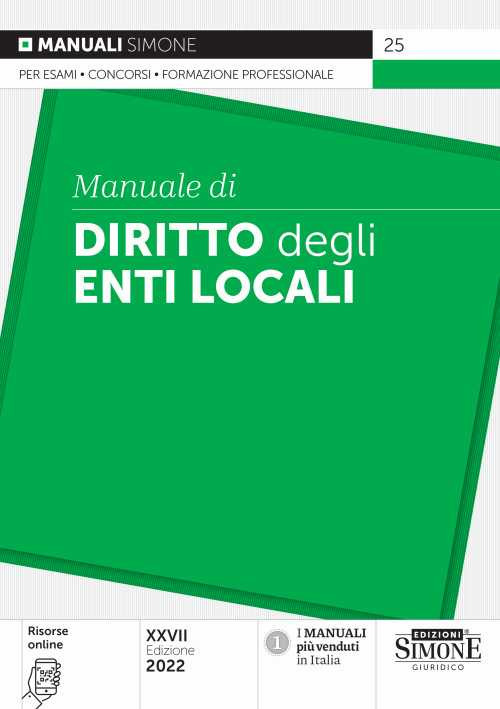 Manuale di diritto degli enti locali. Con espansione online