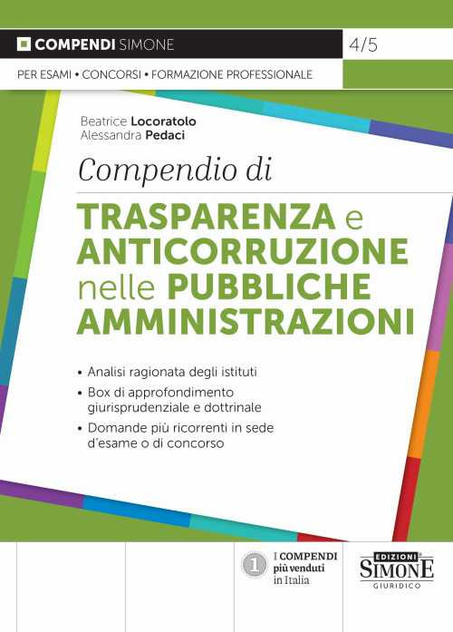 Compendio di trasparenza e anticorruzione nelle pubbliche amministrazioni