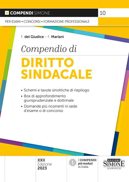 Compendio di diritto sindacale