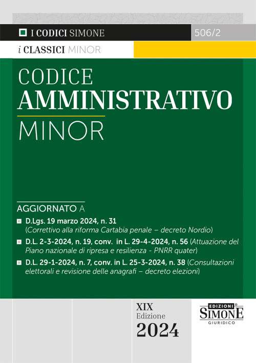 Codice amministrativo. Ediz. minor