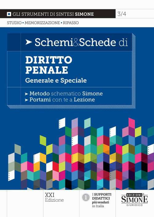 Schemi & schede di diritto penale. Generale e speciale