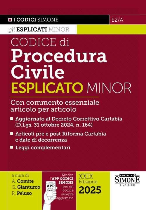 Codice di procedura civile esplicato. Ediz. minor. Con app CodiciSimone