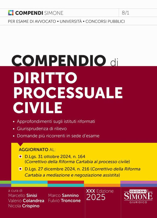 Compendio di diritto processuale civile