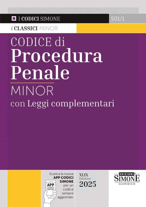 Codice di procedura penale. Leggi complementari. Ediz. minor. Con espansione online