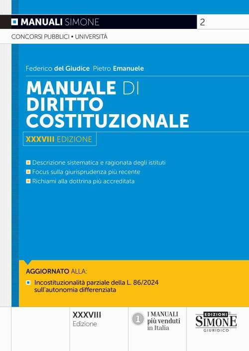 Manuale di diritto costituzionale