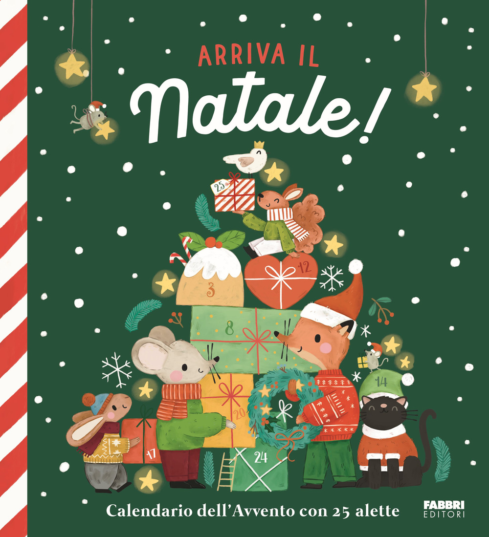 Arriva il Natale! Calendario dell'Avvento con 25 alette. Ediz. a colori