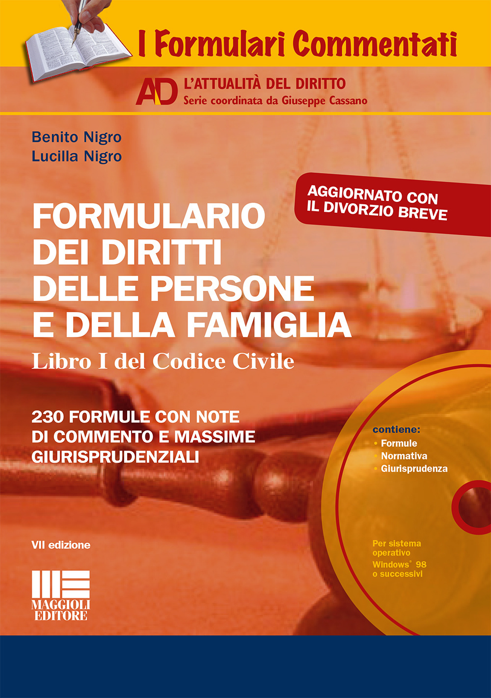 Formulario dei diritti delle persone e della famiglia. Con CD-ROM