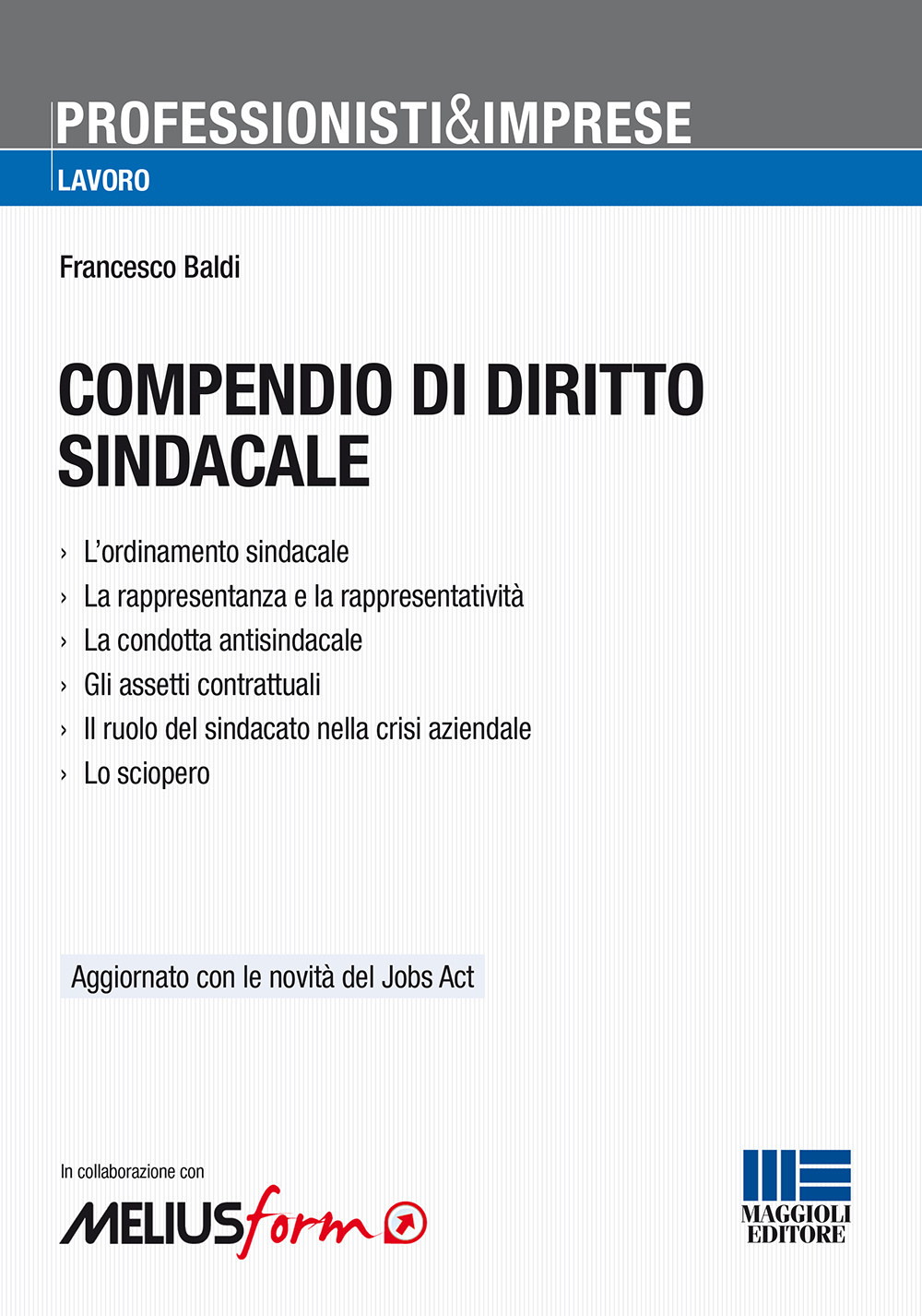 Compendio di diritto sindacale