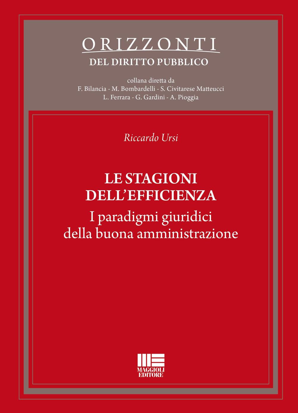 Le stagioni dell'efficienza. I paradigmi giuridici della buona amministrazione