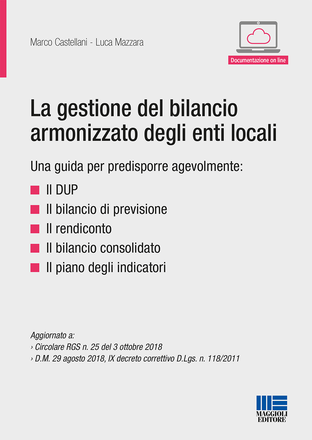 La gestione del bilancio armonizzato degli enti locali