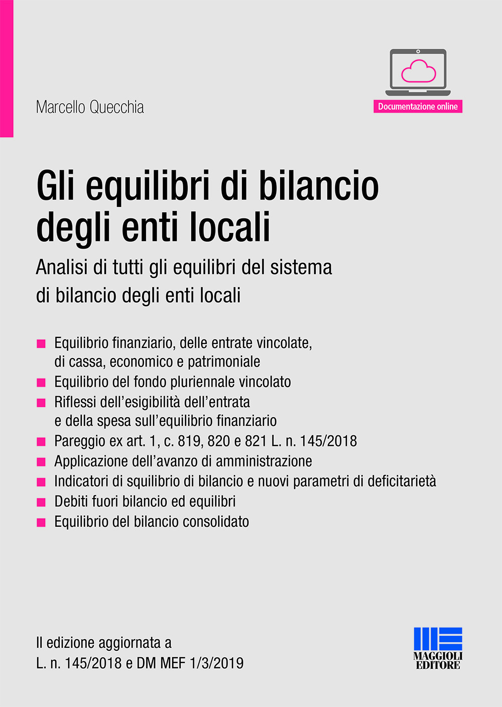 Gli equilibri di bilancio degli enti locali