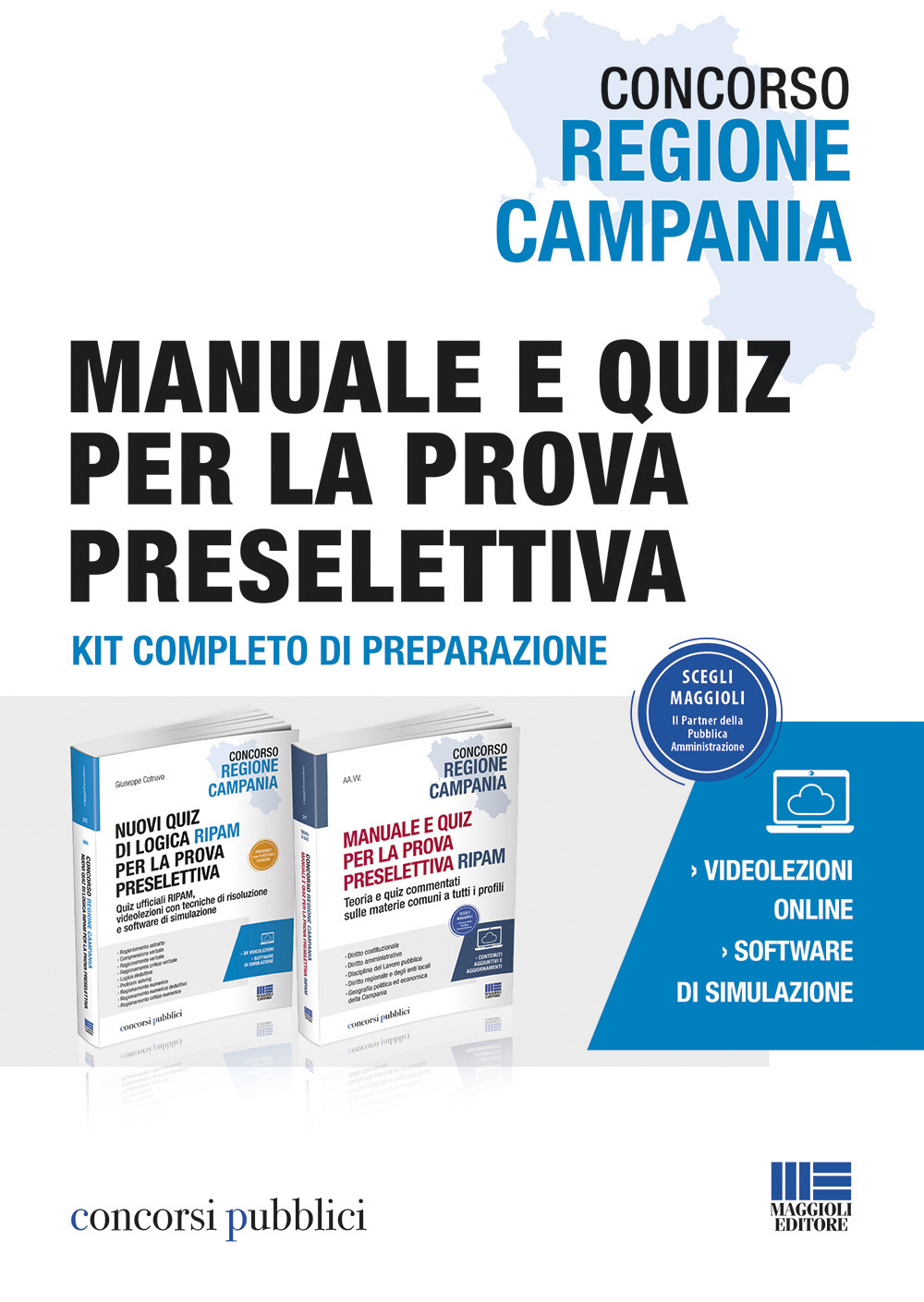 Concorso Regione Campania. Manuale e quiz per la prova preselettiva. Con software di simulazione