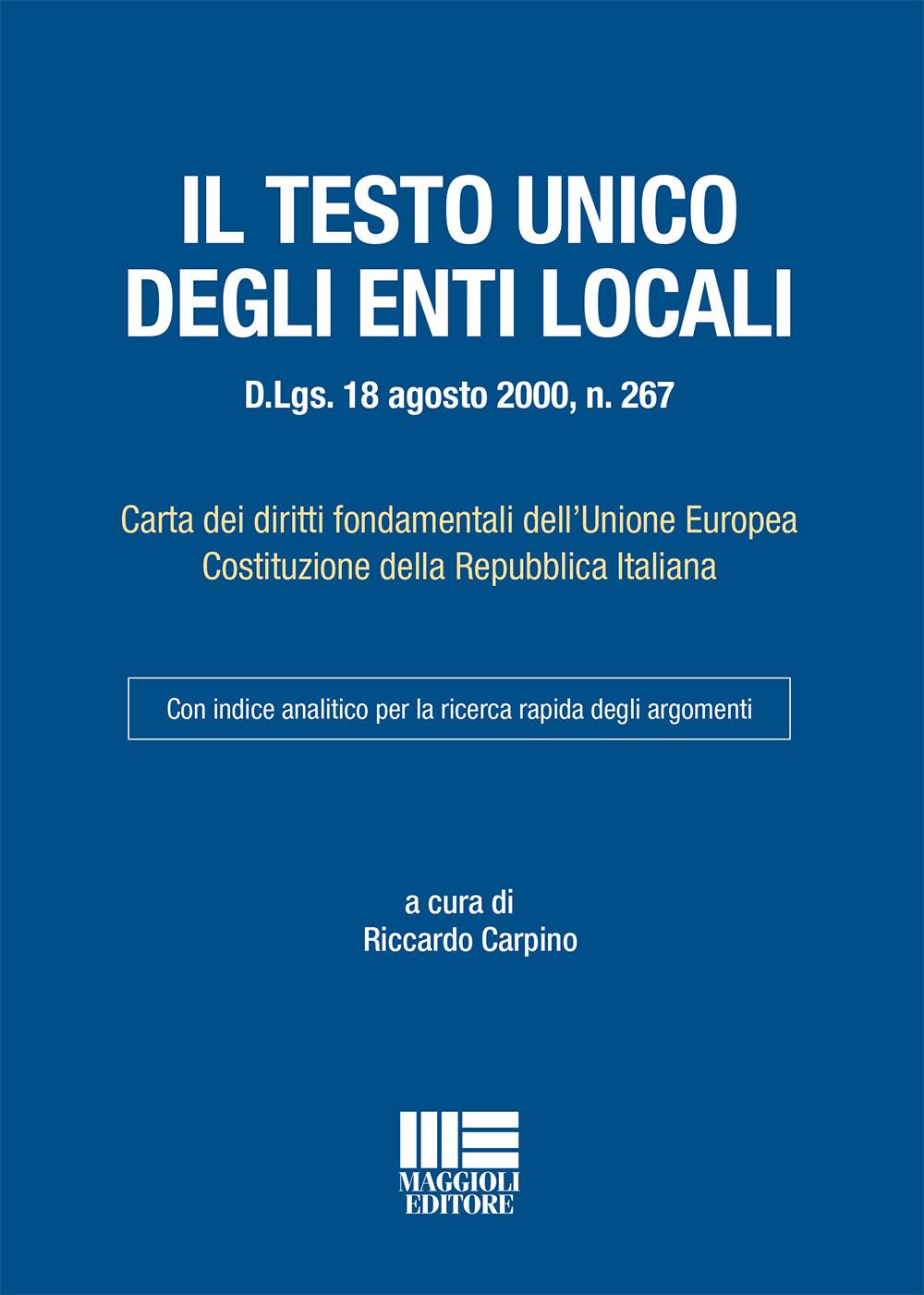 Il Testo Unico degli enti locali