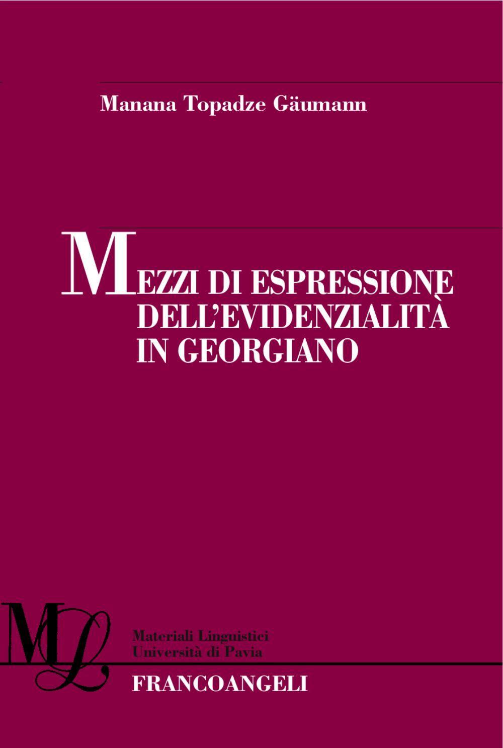 Mezzi di espressione dell'evidenzialità in georgiano