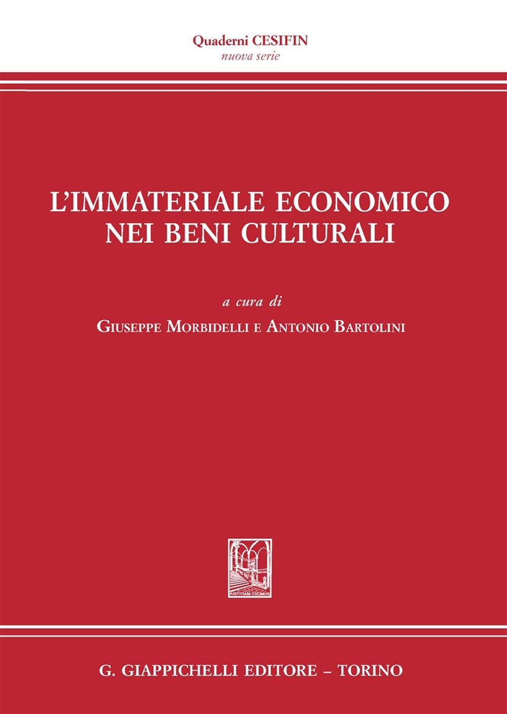 L'immateriale economico nei beni culturali