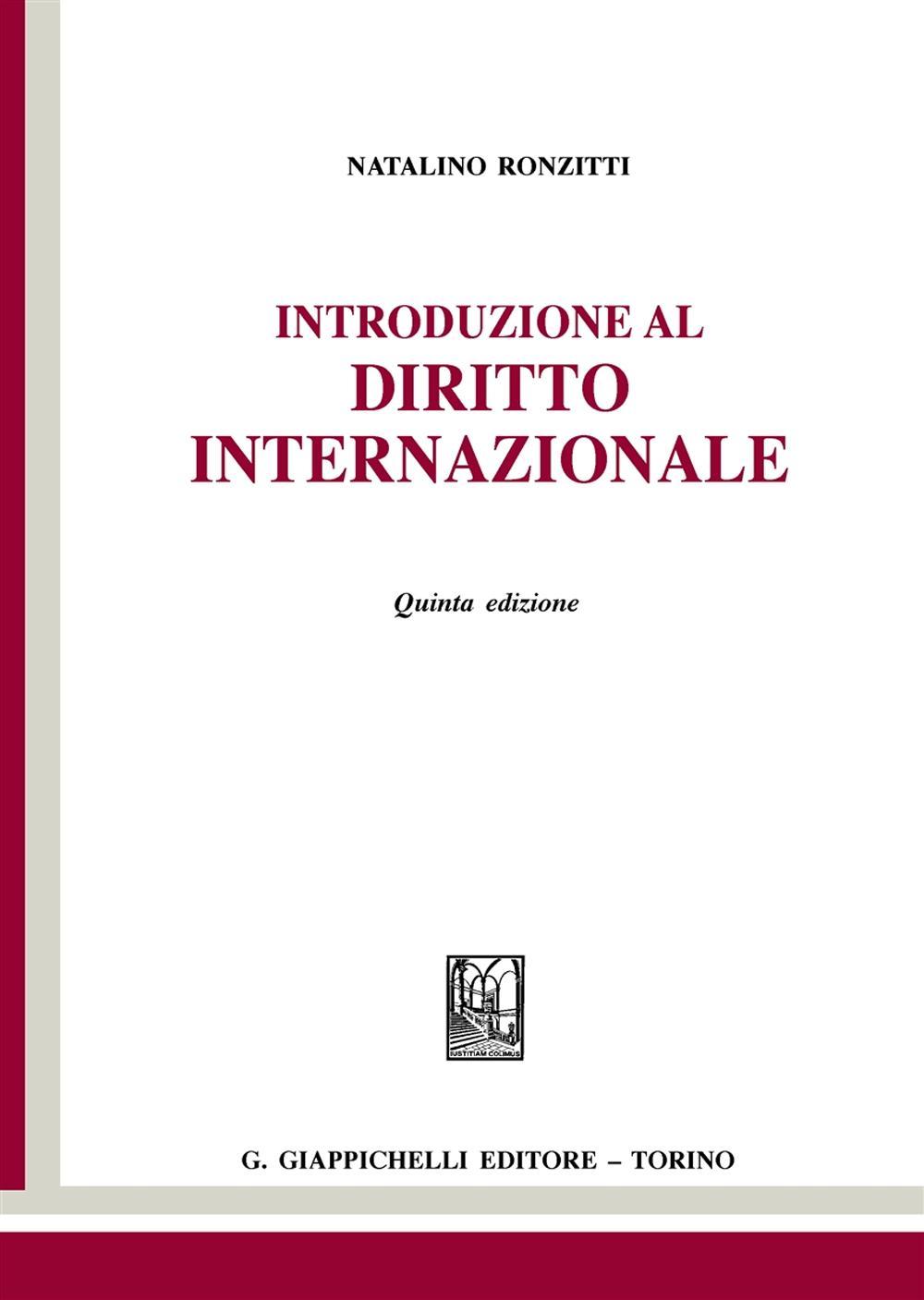 Introduzione al diritto internazionale