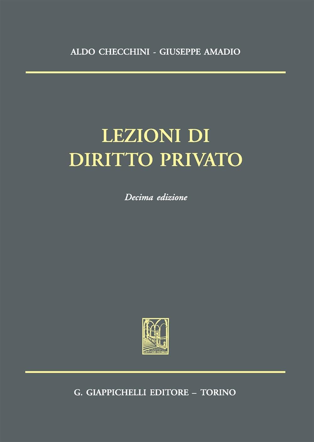 Lezioni di diritto privato