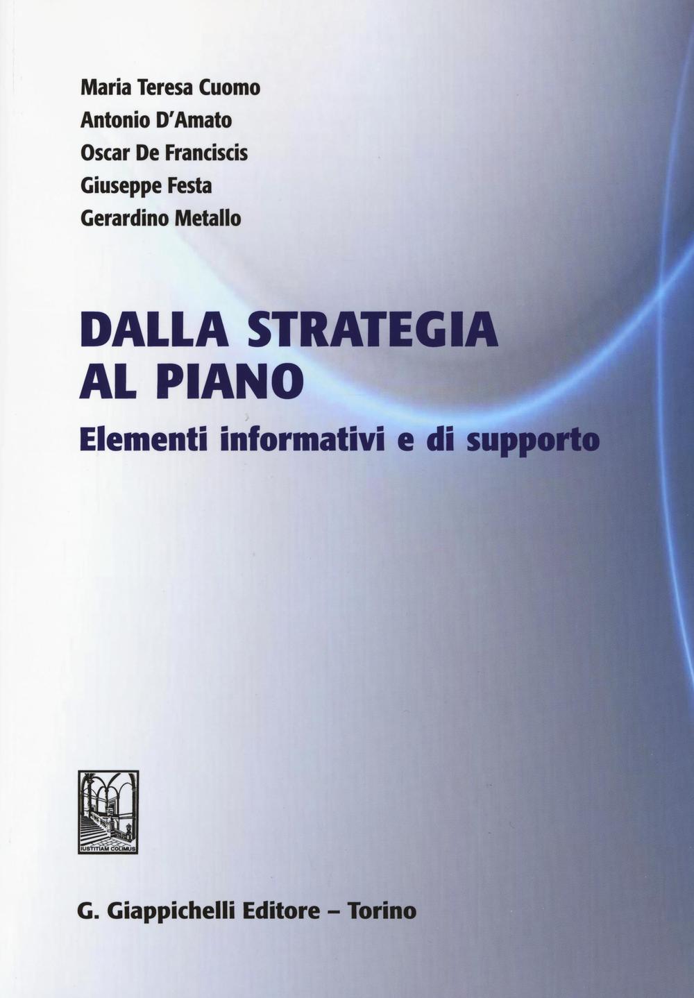 Dalla strategia al piano. Elementi informativi e di supporto