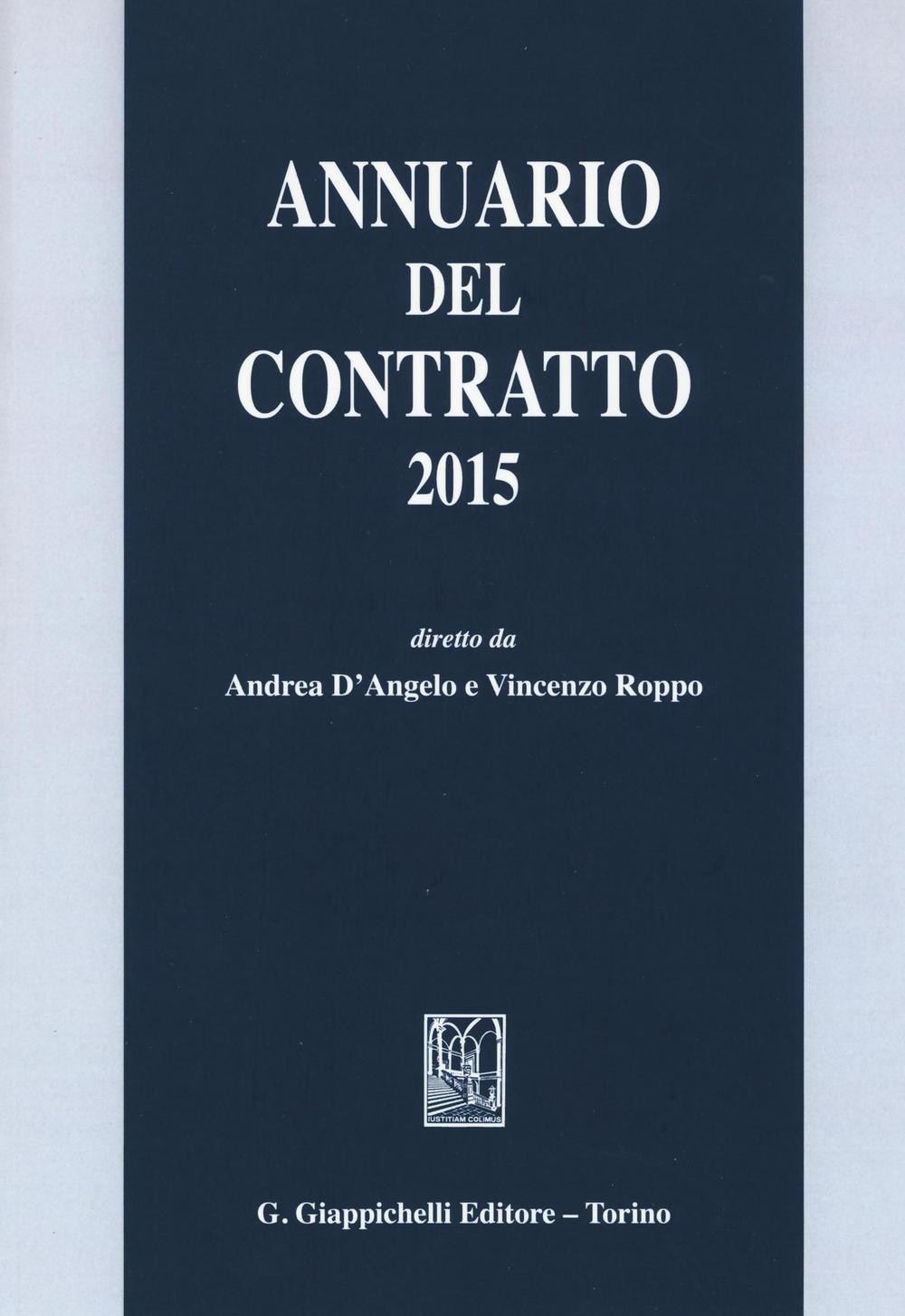 Annuario del contratto 2015