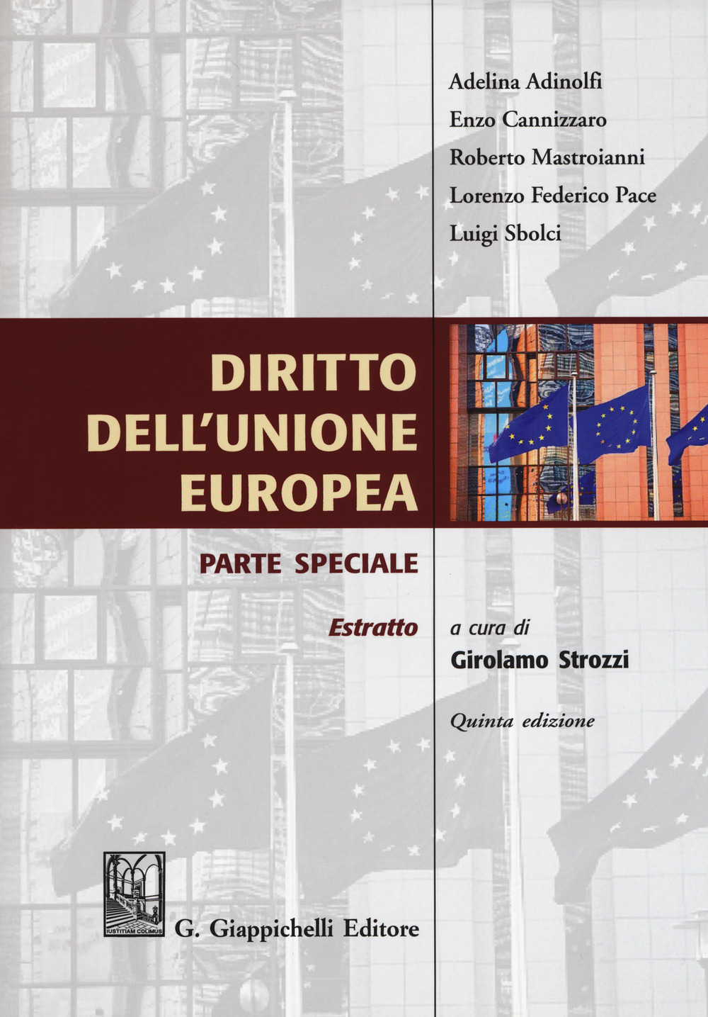 Diritto dell'Unione Europea. Parte speciale