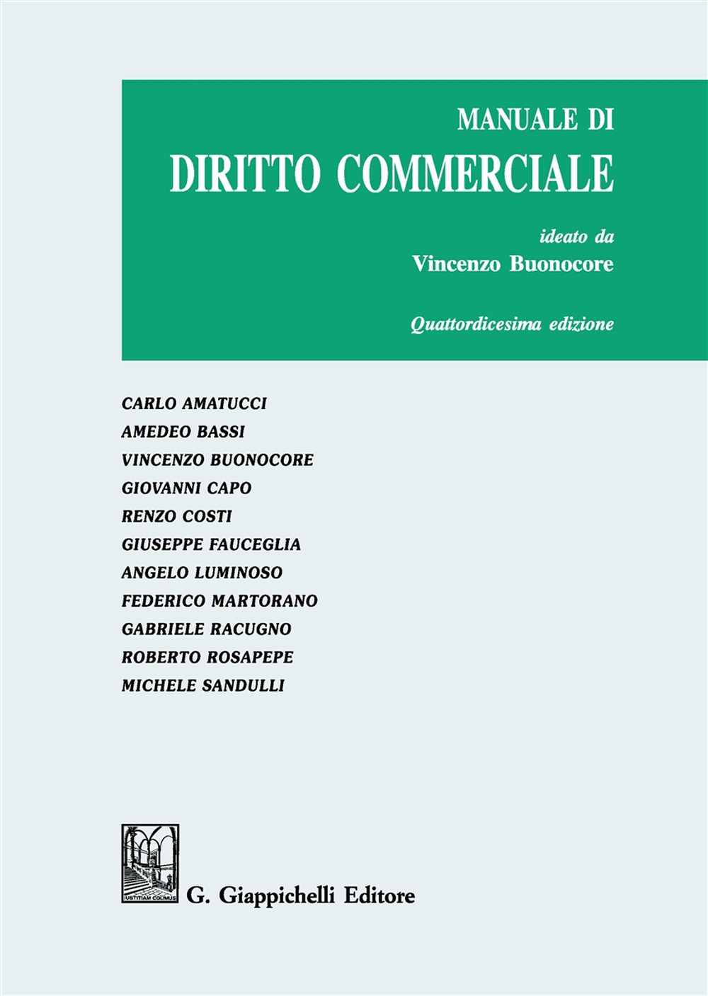 Manuale di diritto commerciale