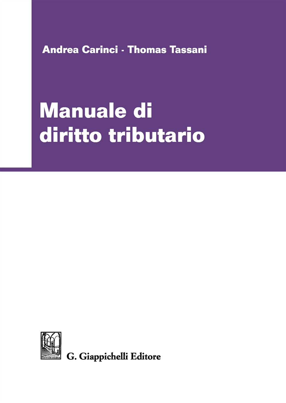 Manuale di diritto tributario