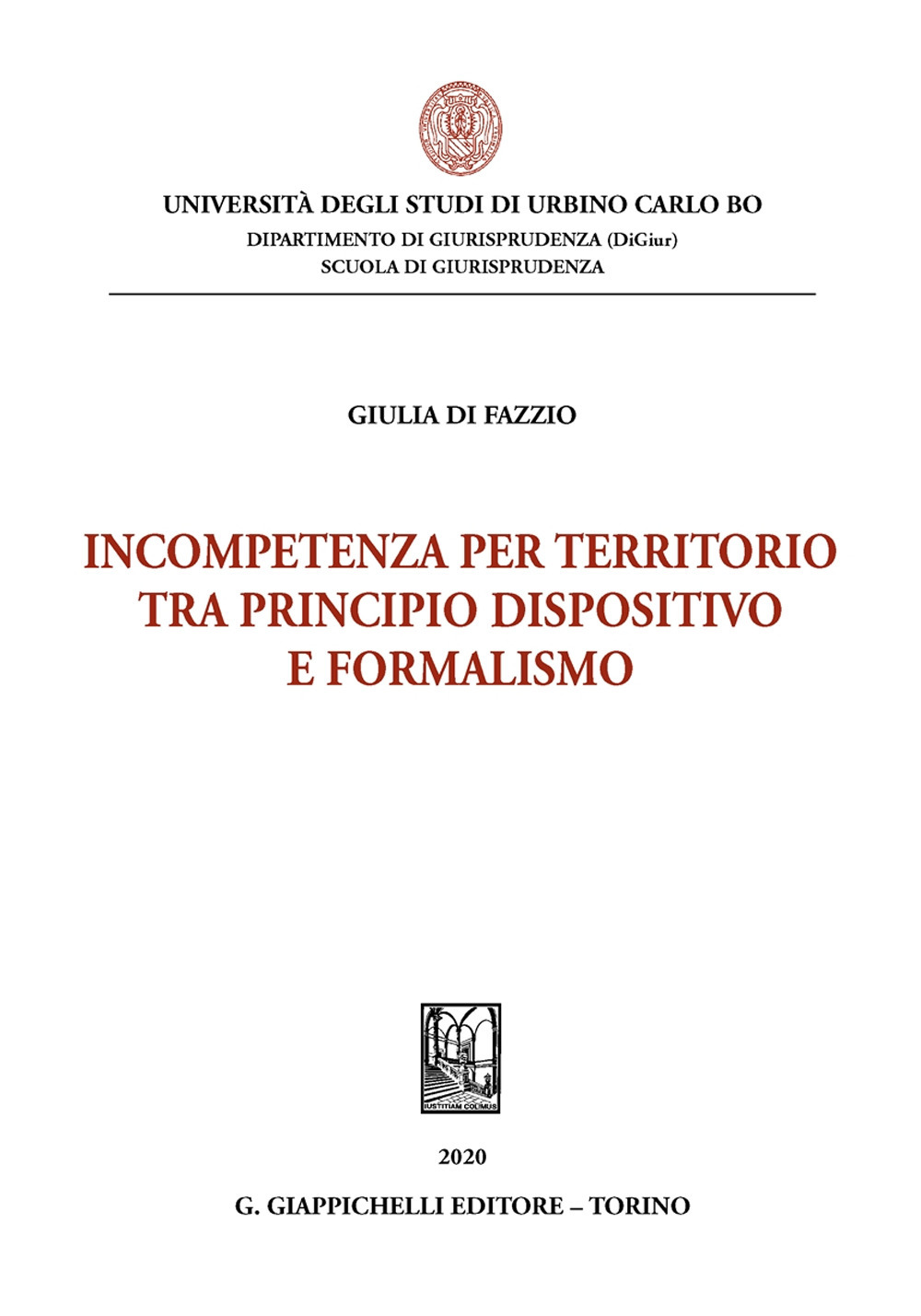 Incompetenza per territorio tra principio dispositivo e formalismo