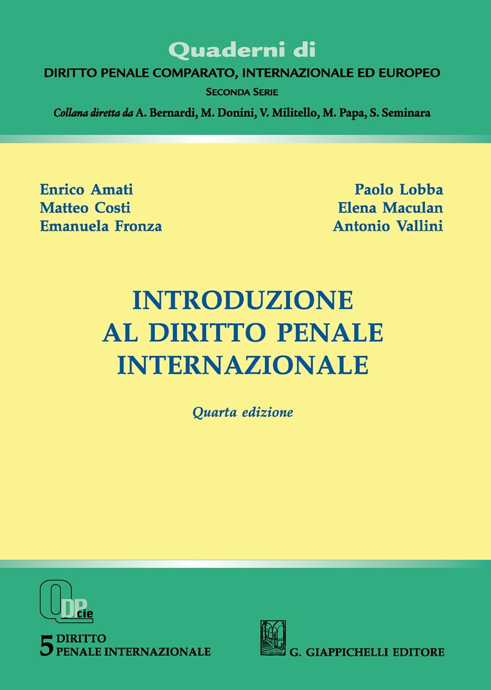 Introduzione al diritto penale internazionale