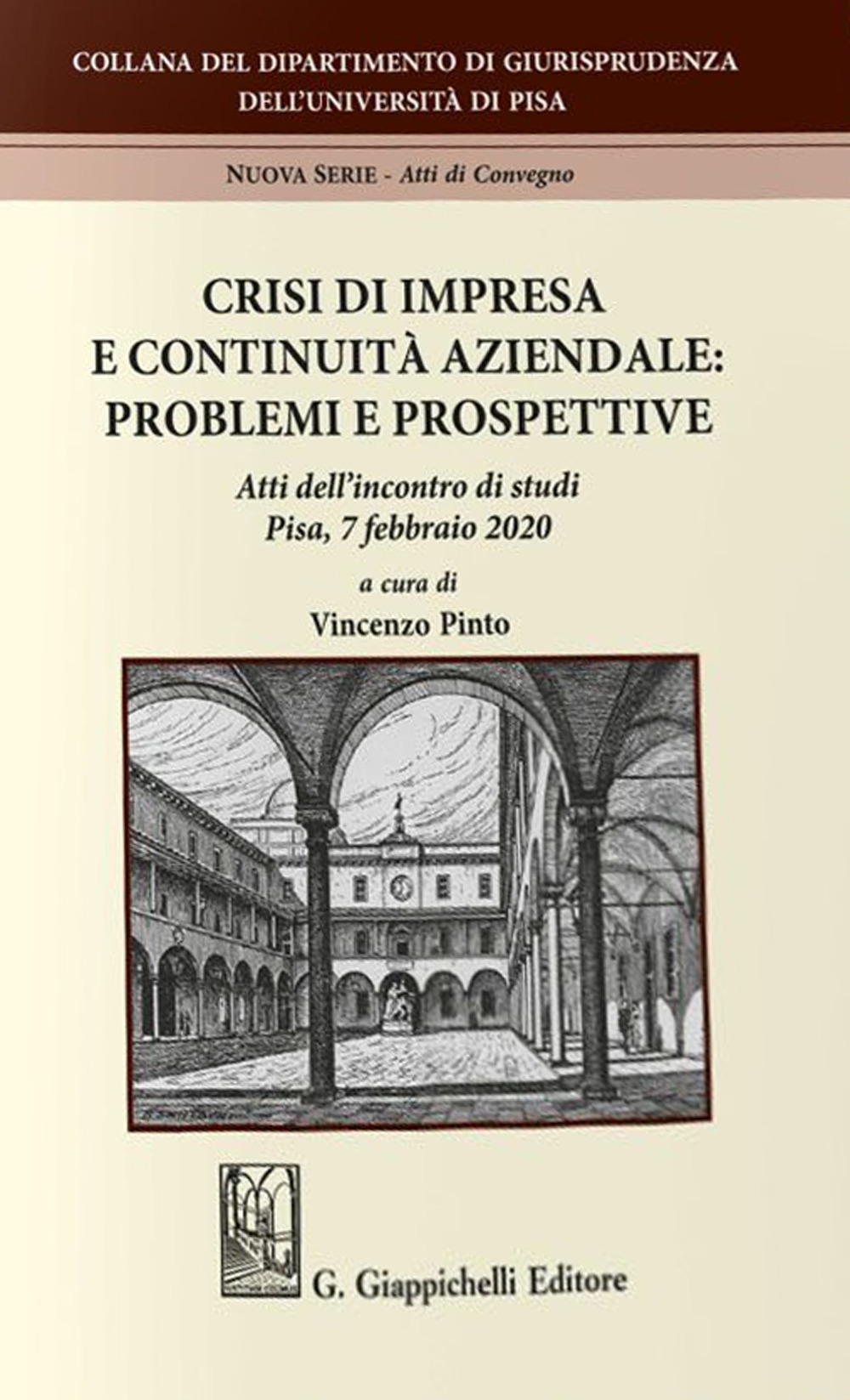 Crisi di impresa e continuità aziendale: problemi e prospettive. Atti dell'incontro di studi (Pisa, 7 febbraio 2020)