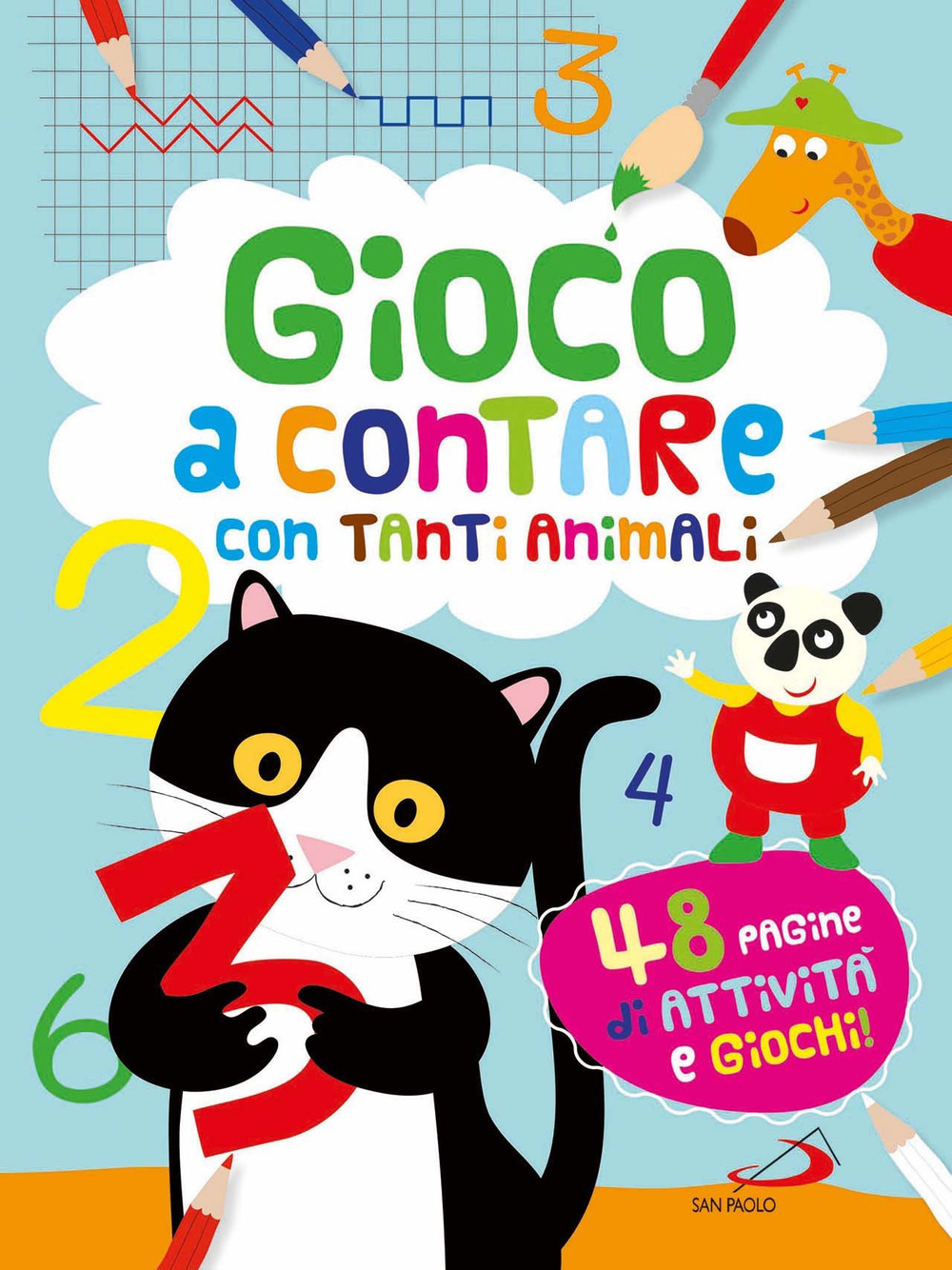 Gioco a colorare con gli amici animali