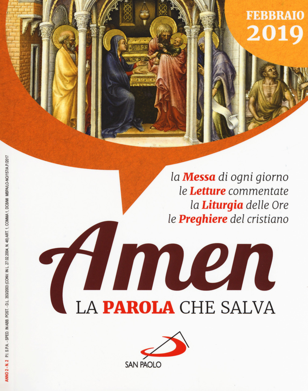 Amen. La parola che salva. Febbraio 2019 (2019)