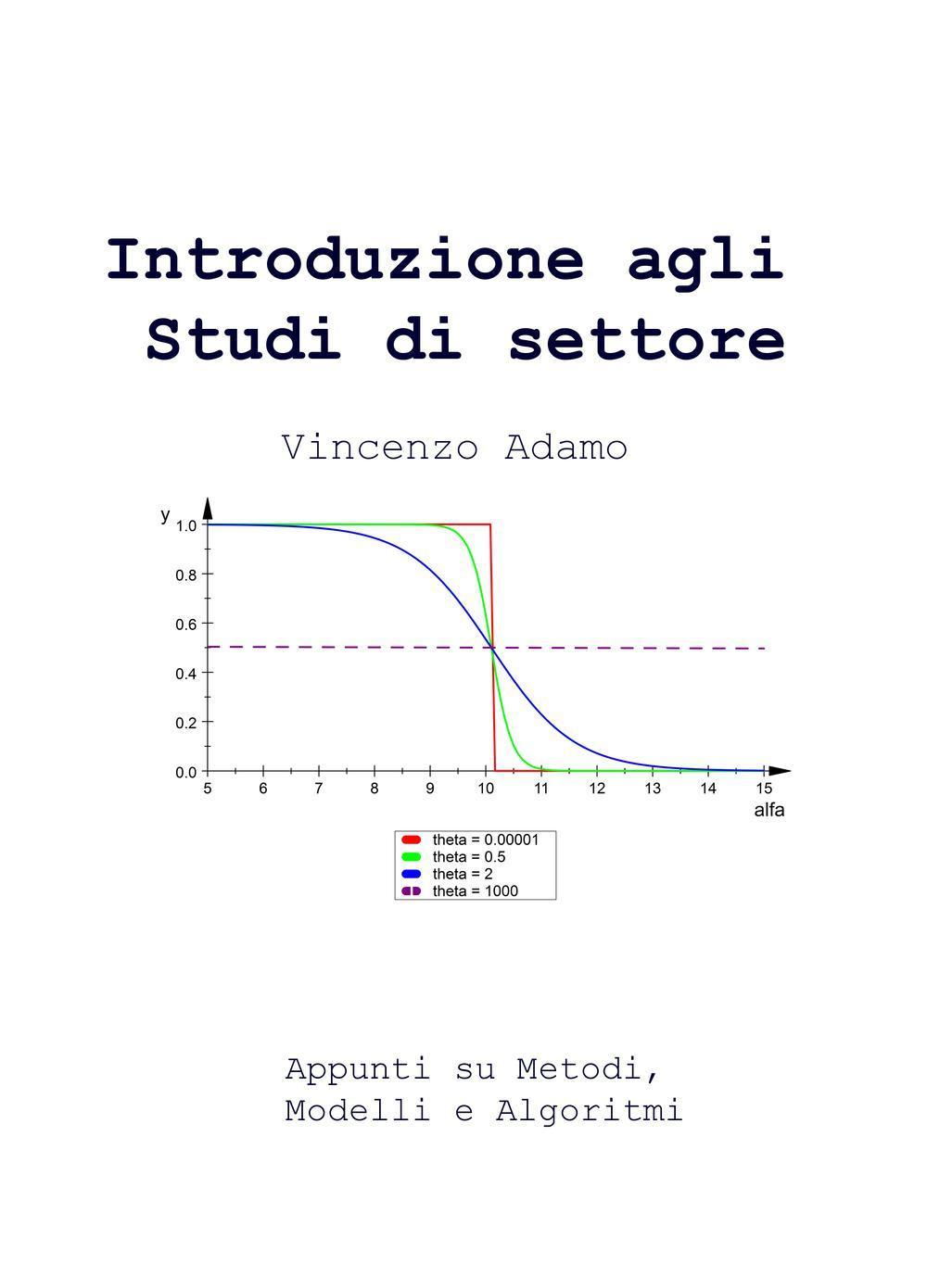 Introduzione agli studi di settore. Appunti su metodi, modelli e algoritmi