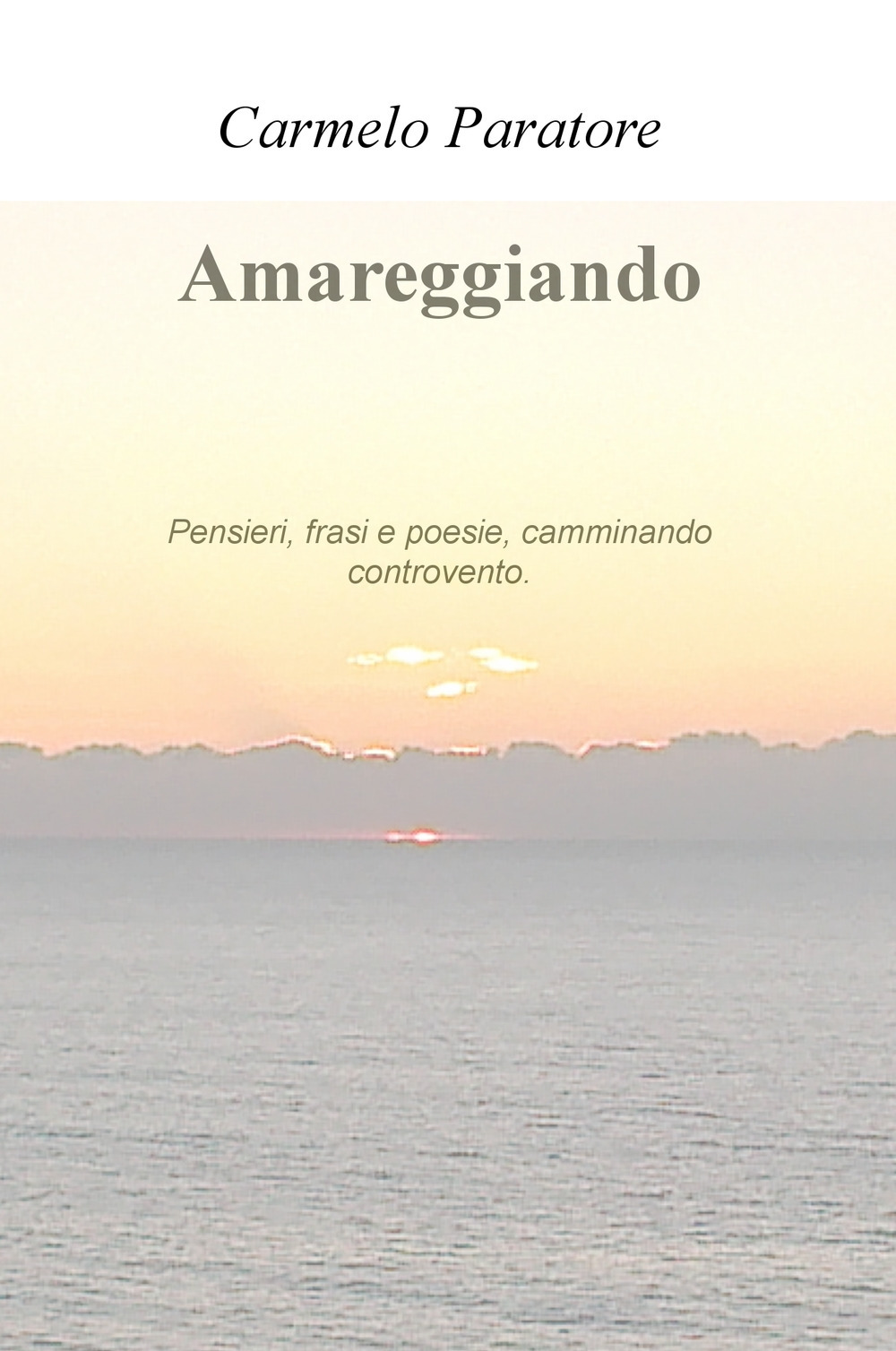 Amareggiando. Pensieri, frasi e poesie, camminando controvento