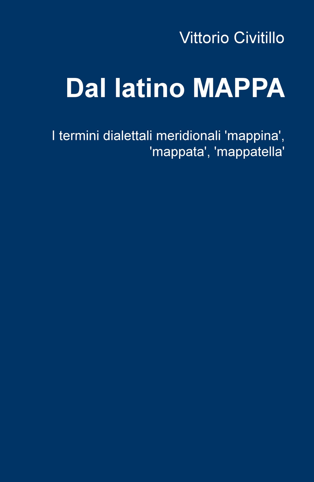 Dal latino mappa. I termini dialettali meridionali 'mappina', 'mappata', 'mappatella'